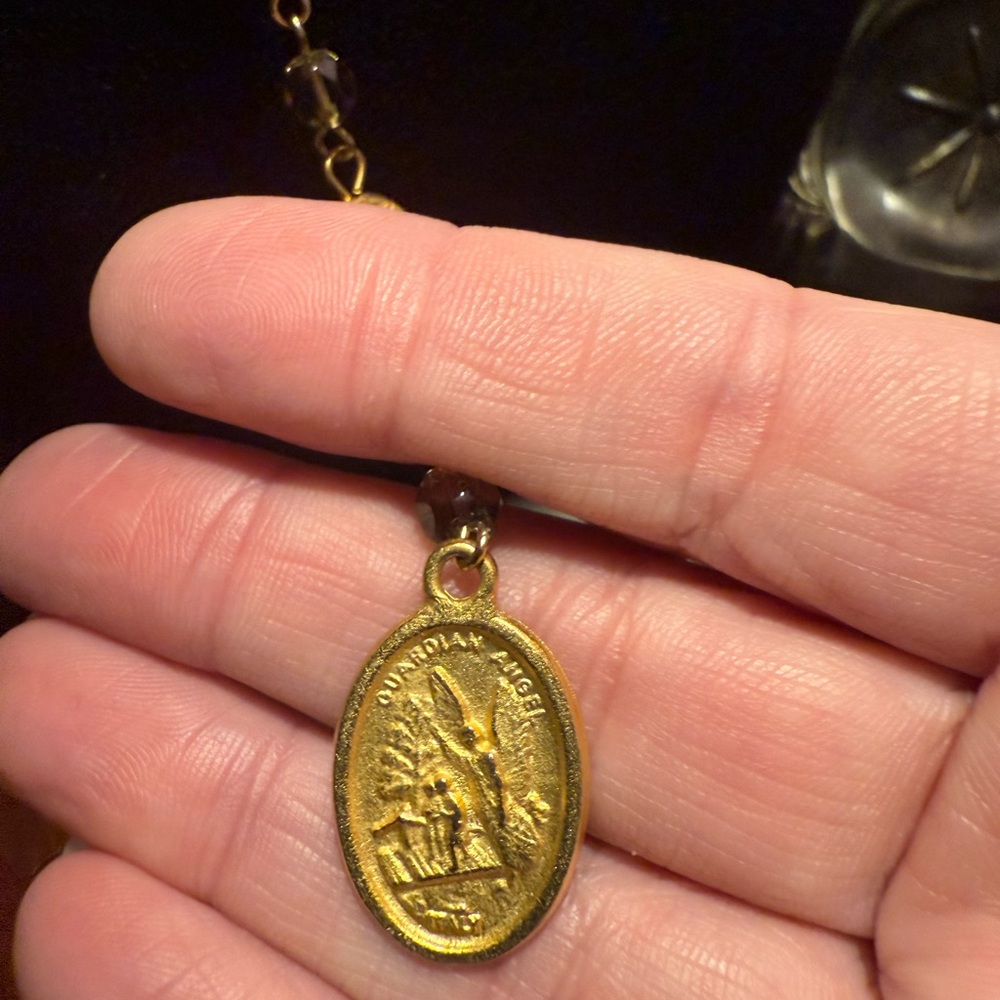 Gold Filigree Lariat Necklace - Elegant Women's Necklace - Picture 6 of 6